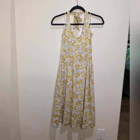 Pact | Dresses | Pact Dress Yellow Floral Reverie Organic Cotton Halter Pockets Sundress Small | Poshmark Pact | Dresses | Pact Dress Yellow Floral Reverie Organic Cotton Halter Pockets Sundress Small | Poshmark